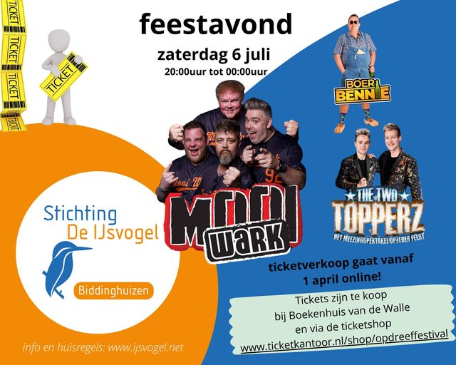 Ticket verkoop feestweek van start!
